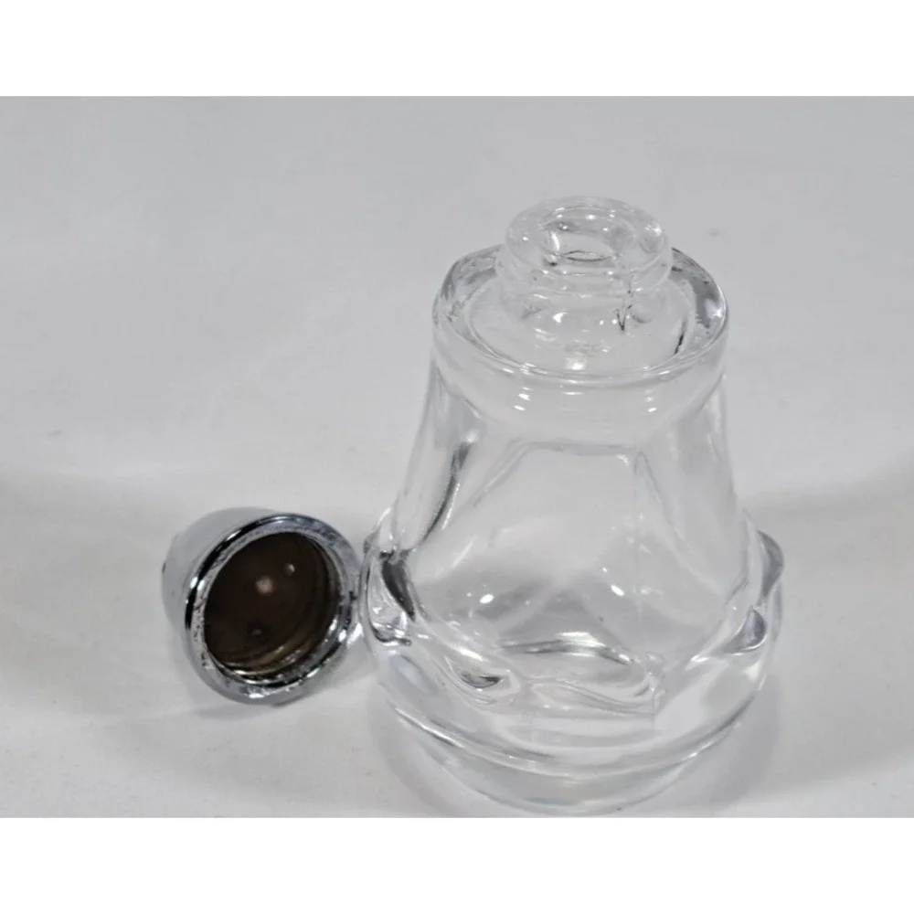 Vintage FOSTORIA Salt & Pepper Shaker Set Century With Metal Lids - Circa 1950s